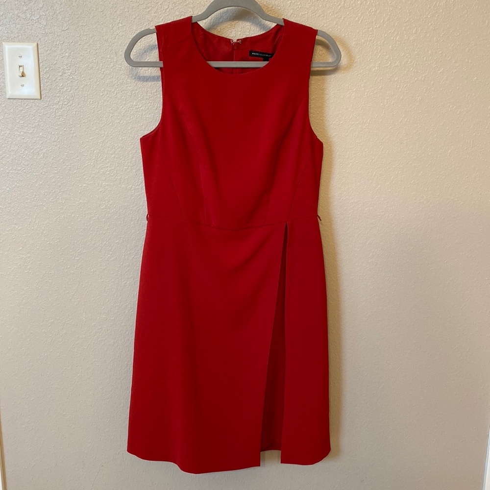White House Black Market. SLDouble Layer A-Line dress. Size 10. NWT.